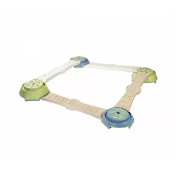 Smoby Life Balance Beam Set für Kinder - 10-teiliger modularer Balancierkurs mit Steinen, Innen/Außen, ab 2 Jahren