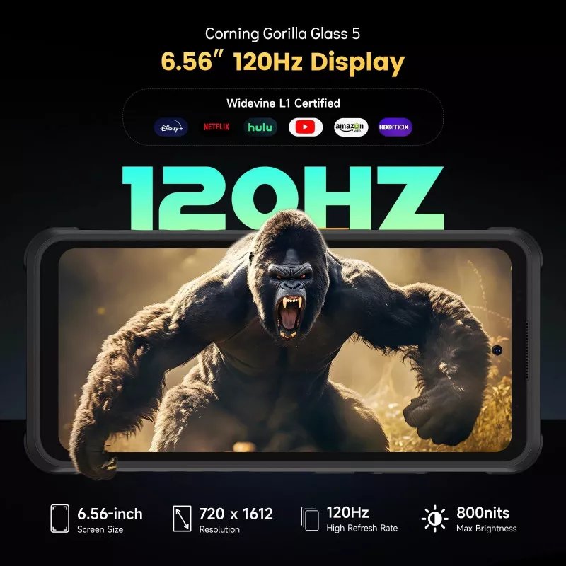 ULEFONE Armor X31 Pro 4G Robustes Smartphone, 5,45 inch HD+, 8GB RAM, 256GB Speicher, 5200mAh, IP68/IP69K, Orange