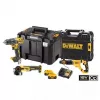 DEWALT 18V XR Akku 3-teiliges Kombi-Set DCK327P2T (DCD791, DCG405, DCH263) mit 2 x 5,0 Ah Akkus, Ladegerät und TSTAK-Koffern