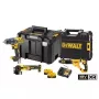 DEWALT 18V XR Akku 3-teiliges Kombi-Set DCK327P2T (DCD791, DCG405, DCH263) mit 2 x 5,0 Ah Akkus, Ladegerät und TSTAK-Koffern