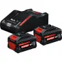 Bosch Expert Starter Set 18V, 2x ProCORE18V 8.0Ah Akkus + GAL 18V-160 C Ladegerät, Schwarz, AMPShare Alliance