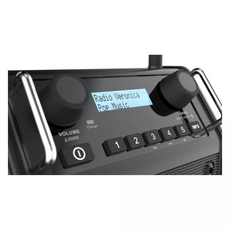 PerfectPro DABPRO Job Site Radio DAB+ FM Bluetooth IP65 Schwarz