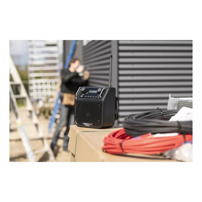 PerfectPro DABPRO Job Site Radio DAB+ FM Bluetooth IP65 Schwarz