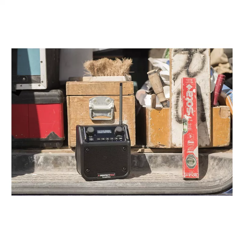 PerfectPro DABPRO Job Site Radio DAB+ FM Bluetooth IP65 Schwarz