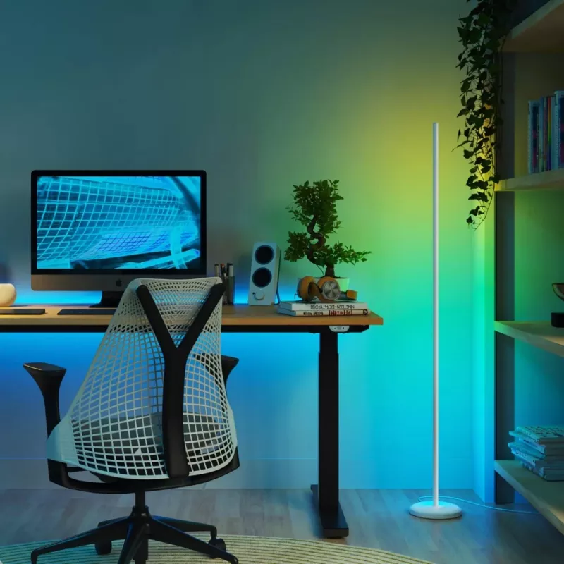 Nanoleaf Stehleuchte Smart Matter WiFi 1700Lm RGBW, Weiß | 22 W | 16 Mio. Farben