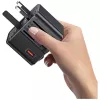 USAMS Reiseadapter 25W 4in1 US/AU/EU/UK Schwarz CC309