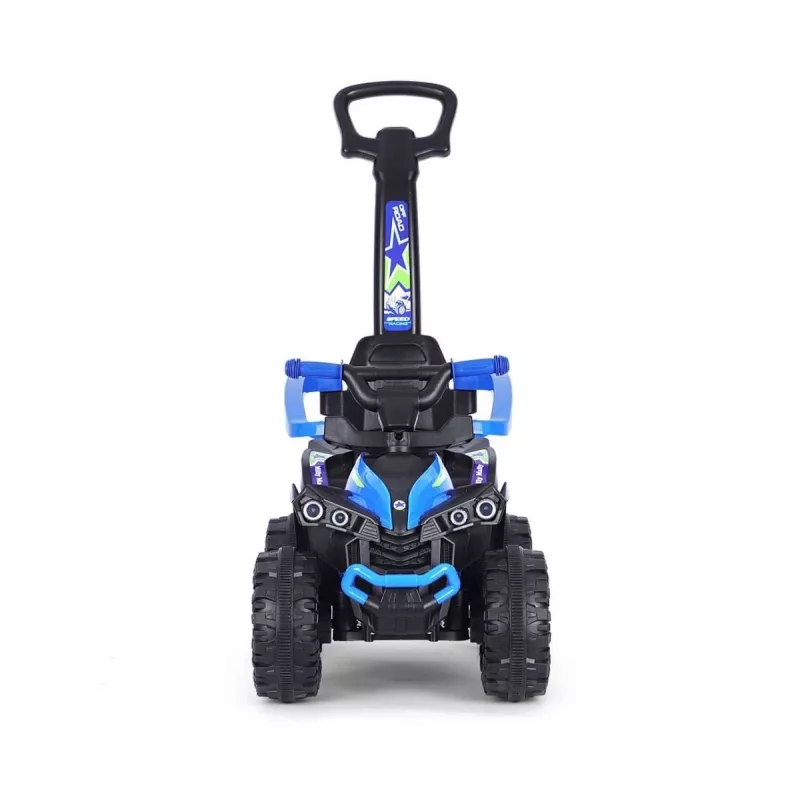MILLY MALLY Kinderfahrrad mit Schiebestange Wildblau