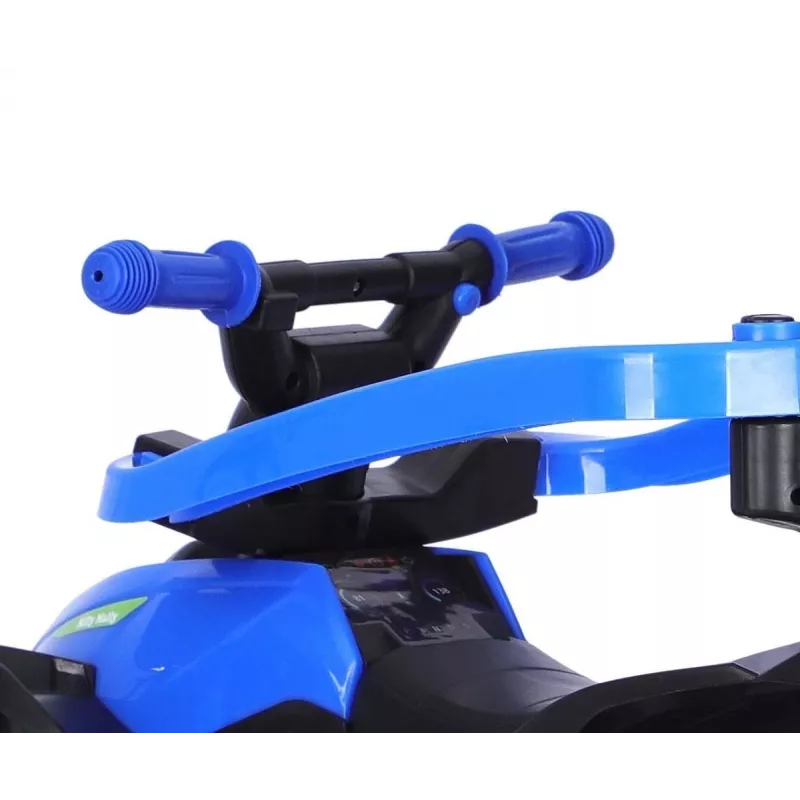 MILLY MALLY Kinderfahrrad mit Schiebestange Wildblau