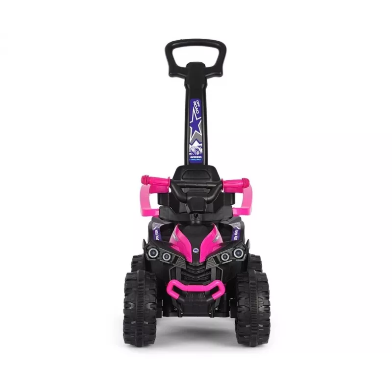 MILLY MALLY Kinderfahrrad mit Schiebestange Wild Pink 12 Zoll