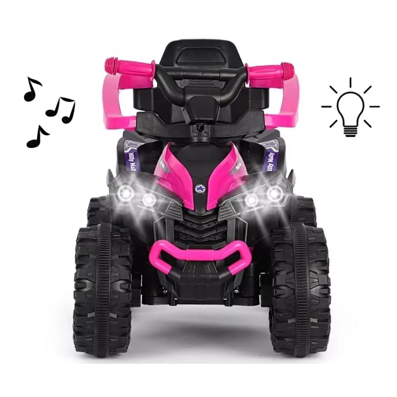 MILLY MALLY Kinderfahrrad mit Schiebestange Wild Pink 12 Zoll