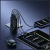 USAMS T70 40W 2xUSB-A 2xUSB-C Netzteil Schwarz