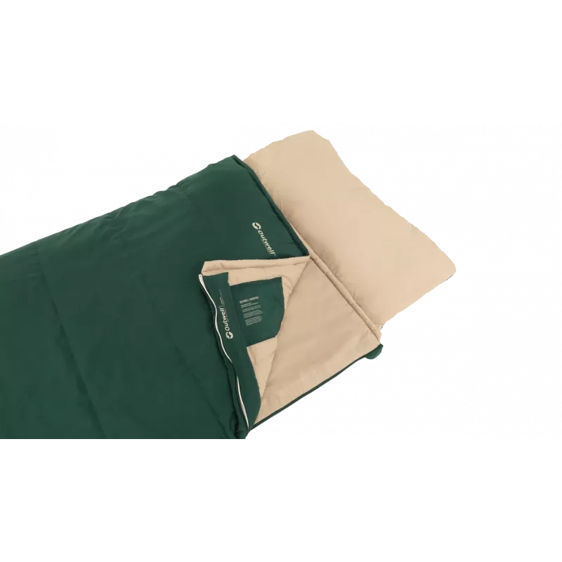 Outwell Contour Prime Green Schlafsack 220x85 cm -13 bis 16°C Rechts-Reißverschluss