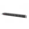 LANBERG Rack PDU 19 inch 1U 16A 2m 4x C19 6x C13 C20 Black