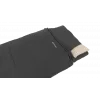 Outwell Contour Prime Synthetischer Schlafsack (190 cm) - Schwarz, Reißverschluss rechts