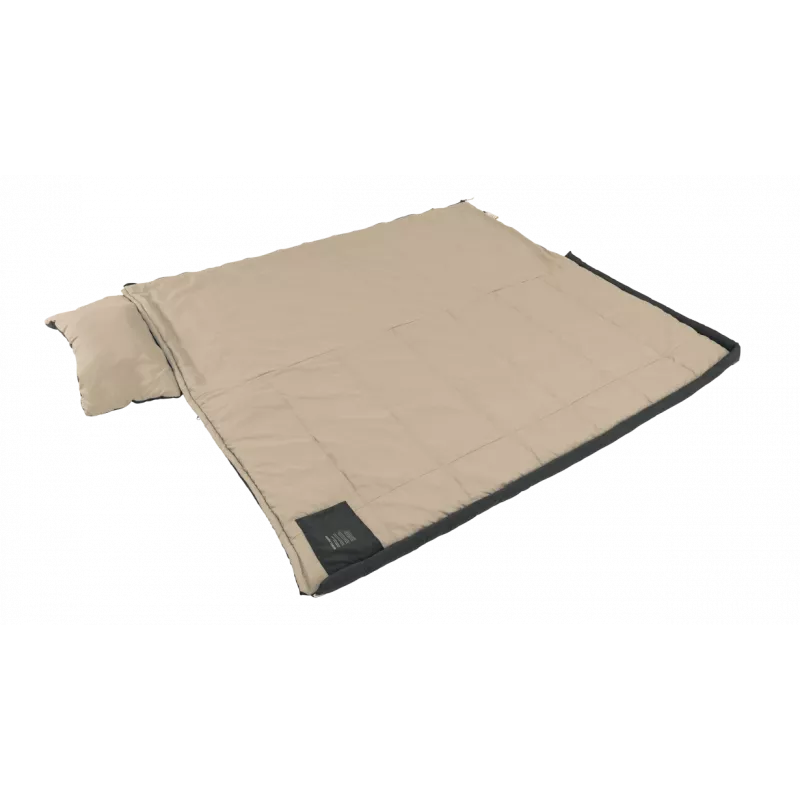 Outwell Contour Prime Synthetischer Schlafsack (190 cm) - Schwarz, Reißverschluss rechts