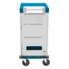 GoodConnections GEMMA T32C Tablet-Ladewagen USB-C 18W pro Port PD3.0 QC3.0 Weiß/Blau