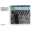 GoodConnections GEMMA T32C Tablet-Ladewagen USB-C 18W pro Port PD3.0 QC3.0 Weiß/Blau