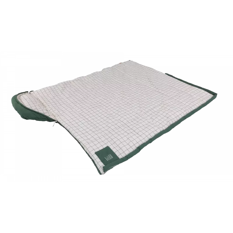 Outwell Camper Prime Green Schlafsack 235 x 90 cm -15 bis 5 °C Reißverschluss rechts