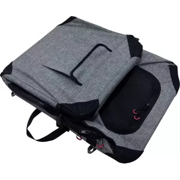 ZOLUX NOMAD S Faltbare Stoff-Haustiertransportbox 42x60x42cm Grau