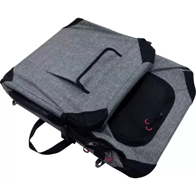 ZOLUX NOMAD S Faltbare Stoff-Haustiertransportbox 42x60x42cm Grau