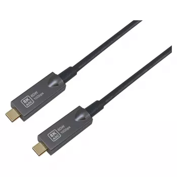 Equip USB 3.2 Gen 2 USB-C auf USB-C Active Optical Kabel 15m Schwarz