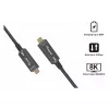 Equip USB 3.2 Gen 2 USB-C auf USB-C Active Optical Kabel 15m Schwarz