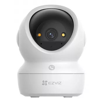 EZVIZ H6c G1 4K Kugel-IP-Überwachungskamera Innen, 4K UHD, 3840x2160, Wi-Fi, Ethernet, Nachtsicht, Zwei-Wege-Audio, KI-Erkennung, Decken-/Wand-/Tischmontage