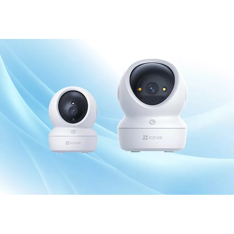 EZVIZ H6c G1 4K Kugel-IP-Überwachungskamera Innen, 4K UHD, 3840x2160, Wi-Fi, Ethernet, Nachtsicht, Zwei-Wege-Audio, KI-Erkennung, Decken-/Wand-/Tischmontage