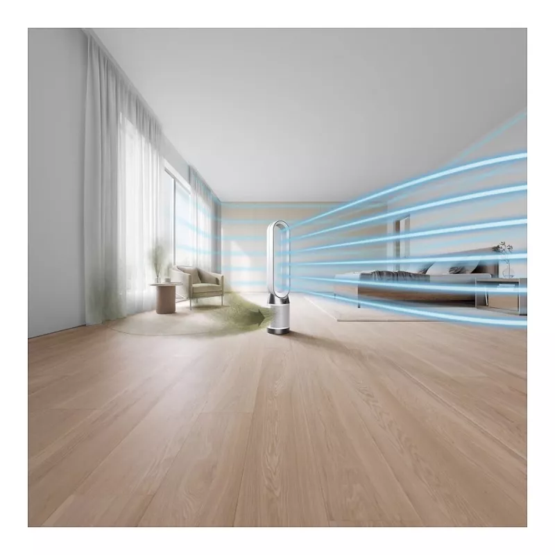 Dyson Purifier Cool PC1 Luftreiniger und Kühlventilator Silber/Weiß