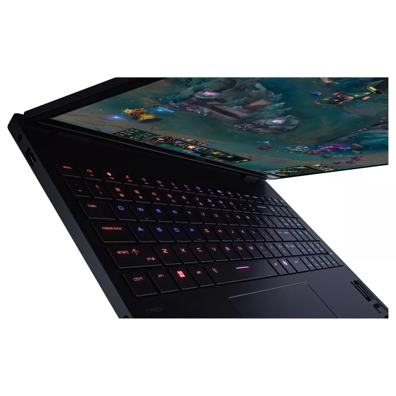 HP HyperX OMEN 15-ga0150ng 15,3 Zoll WUXGA IPS 165Hz Gaming-Laptop, Intel Core i5-14450HX, 16GB DDR5 RAM, 1TB PCIe SSD, NVIDIA GeForce RTX 5060, Windows 11 Home, Shadow Black