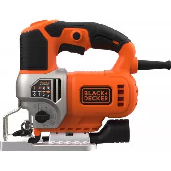 Black & Decker BES610K-QS 650W Pendelhubstichsäge im Koffer