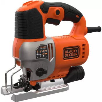 Black & Decker BES610K-QS 650W Pendelhubstichsäge im Koffer