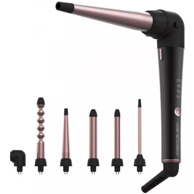 Cecotec SurfCare MultiWaves Multi-head Hair Curler, Keramik, 46W, 140-200°C, 3 Aufsätze