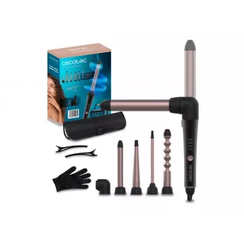 Cecotec SurfCare MultiWaves Multi-head Hair Curler, Keramik, 46W, 140-200°C, 3 Aufsätze