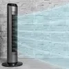 Cecotec EnergySilence 8190 Skyline Ionic Tower Fan, Stand Fan, 60 W, 29 cm, 3 Geschwindigkeiten, Oszillation, Timer, Fernbedienung, Grau