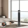 Cecotec EnergySilence 8190 Skyline Ionic Tower Fan, Stand Fan, 60 W, 29 cm, 3 Geschwindigkeiten, Oszillation, Timer, Fernbedienung, Grau