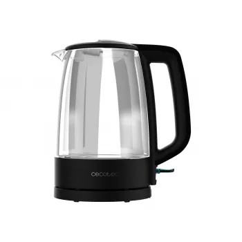 Cecotec ThermoSense 320 Clear Wasserkocher 2200 W 1,7 L Glas Schwarz/Transparent