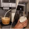 Cecotec FreeStyle Latte T Espressomaschine - 20 Bar Pumpendruck, integrierter Milchaufschäumer, 1350 W, Grau