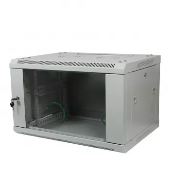 ALLNET 19-Zoll-Wandgehäuse 18U 1-teilig T600mm Lichtgrau zerlegt als Flatpack SMA-Serie