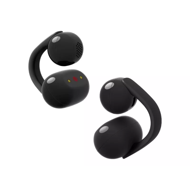 Sony LinkBuds Clip WF-LC900 True Wireless Open-Ear Earbuds, Bluetooth 5.2, IPX4, Schwarz