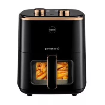 ELDOM FR45 FRITELO 1500 W Fettfreie Fritteuse, Schwarz