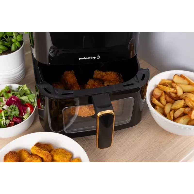 ELDOM FR45 FRITELO 1500 W Fettfreie Fritteuse, Schwarz