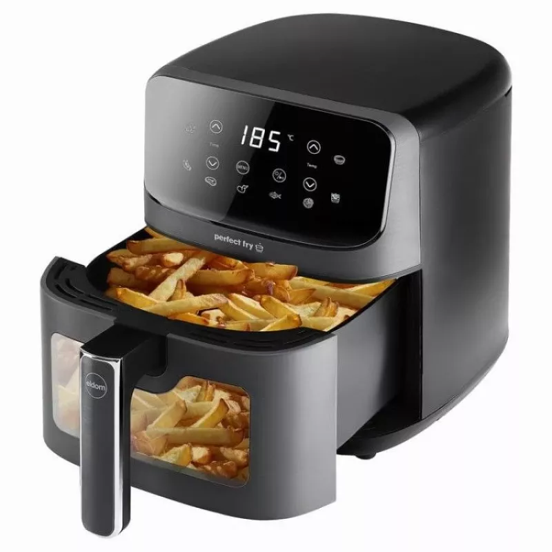 ELDOM FR45 FRITELO 1500 W Fettfreie Fritteuse, Schwarz