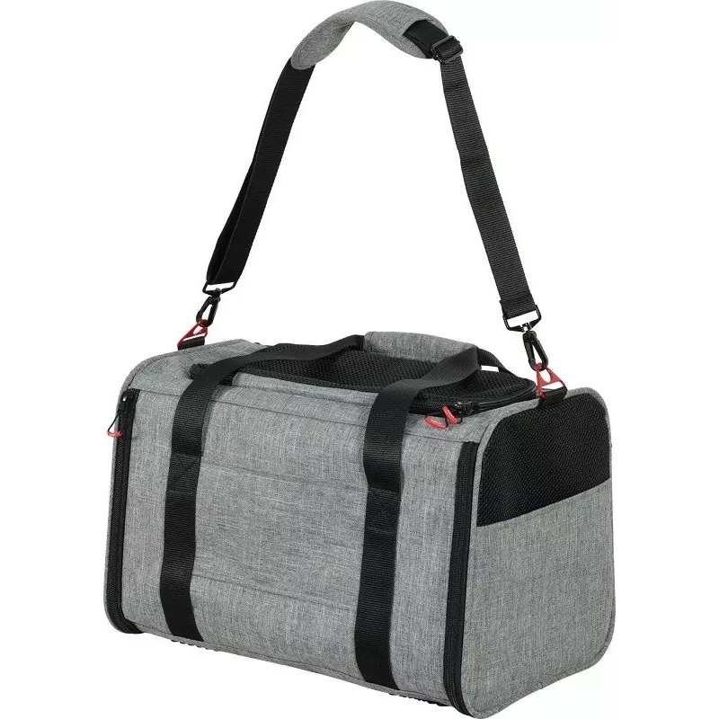 ZOLUX NOMAD L Expandable Pet Carrier 48×30.8×30.5 cm Grau/Schwarz