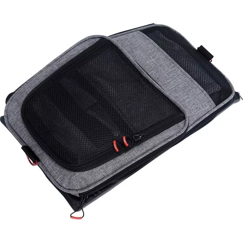 ZOLUX NOMAD L Expandable Pet Carrier 48×30.8×30.5 cm Grau/Schwarz