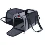 ZOLUX NOMAD L Expandable Pet Carrier 48×30.8×30.5 cm Grau/Schwarz