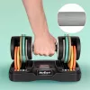 REBEL ACTIVE Automatic Cast Iron Dumbbells 2x10kg RBA2335