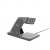 Gembird TA-WPC31S-01-BK 3-in-1 Foldable Wireless Charger Stand, 15W, Samsung Watch, Black