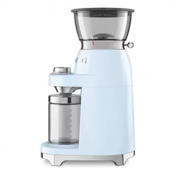 Smeg CGF03PBEU Kaffeemühle, 15 Mahlgradeinstellungen, 240 g Bohnenkapazität, 150 W, Pastellblau
