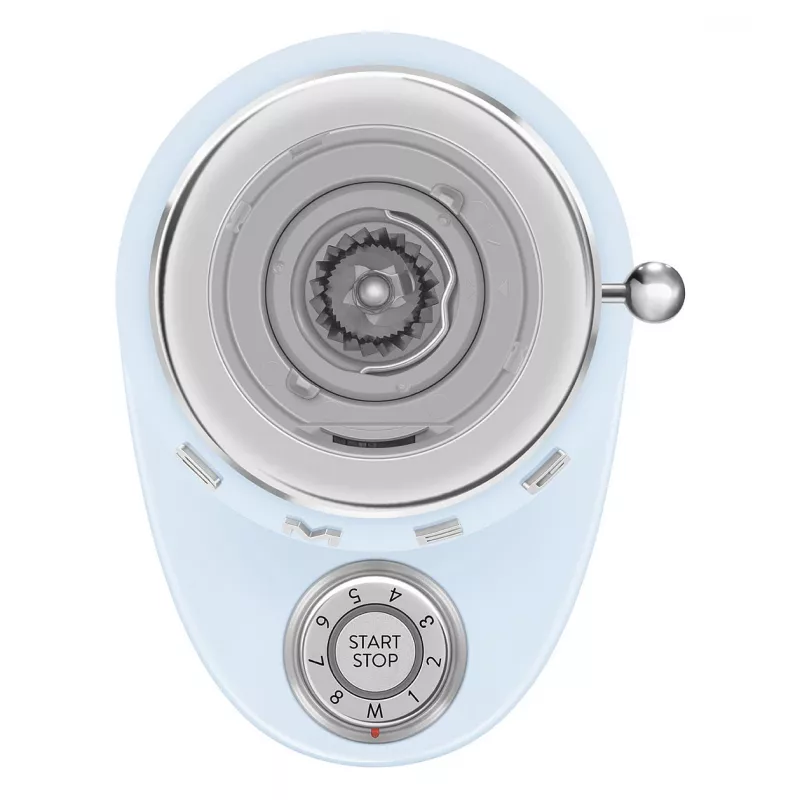 Smeg CGF03PBEU Kaffeemühle, 15 Mahlgradeinstellungen, 240 g Bohnenkapazität, 150 W, Pastellblau
